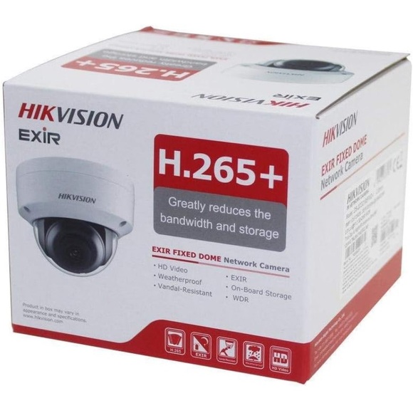 Hikvision DS-2CD2143G0-I 4MP IR Fixed Dome Network Camera, 1/3" Progressive Scan - Picture 2 of 9